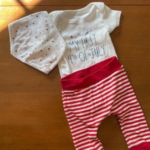 Rae Dunn. First Fourth of July Outfit